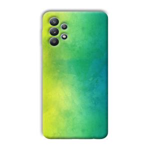 Green Pattern Phone Customized Printed Back Cover for Samsung Galaxy M32 5G