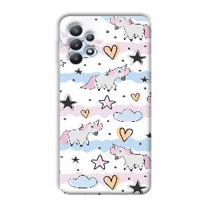 Unicorn Pattern Phone Customized Printed Back Cover for Samsung Galaxy M32 5G