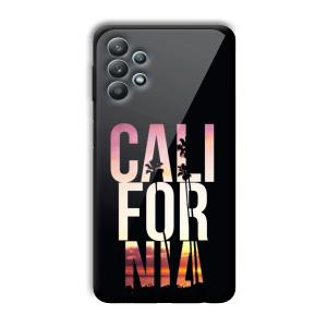 California Customized Printed Glass Back Cover for Samsung Galaxy M32 5G