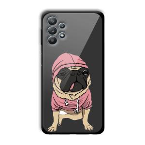 Cool Dog Customized Printed Glass Back Cover for Samsung Galaxy M32 5G