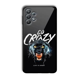 Go Crazy Customized Printed Glass Back Cover for Samsung Galaxy M32 5G