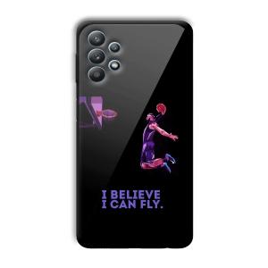 I Believe Customized Printed Glass Back Cover for Samsung Galaxy M32 5G