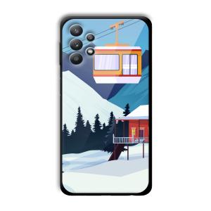 Holiday Home Customized Printed Glass Back Cover for Samsung Galaxy M32 5G