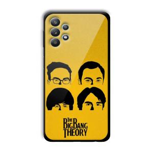 Yellow Theme Customized Printed Glass Back Cover for Samsung Galaxy M32 5G