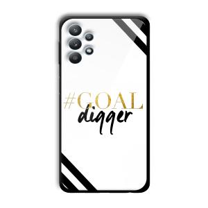 Goal Digger Customized Printed Glass Back Cover for Samsung Galaxy M32 5G