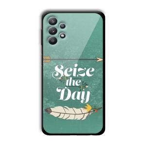 Seize the Day Customized Printed Glass Back Cover for Samsung Galaxy M32 5G
