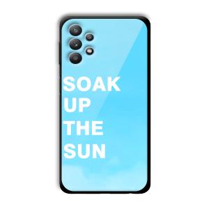 Soak Up The Sun Customized Printed Glass Back Cover for Samsung Galaxy M32 5G