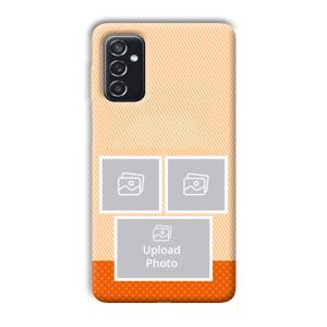 Orange Background Customized Printed Back Cover for Samsung Galaxy M52