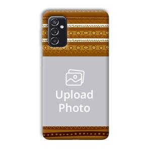 Brown Lines Customized Printed Back Cover for Samsung Galaxy M52