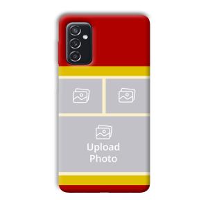 Red Yellow Collage Customized Printed Back Cover for Samsung Galaxy M52
