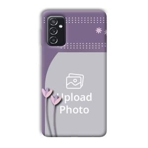 Lilac Pattern Customized Printed Back Cover for Samsung Galaxy M52