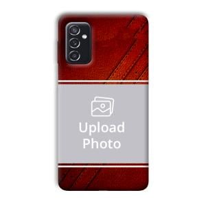 Solid Red Customized Printed Back Cover for Samsung Galaxy M52