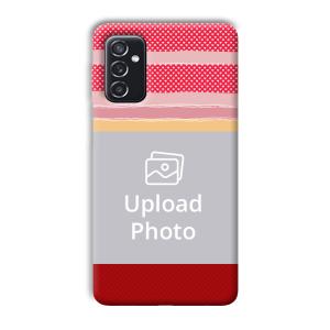 Red Pink Design Customized Printed Back Cover for Samsung Galaxy M52