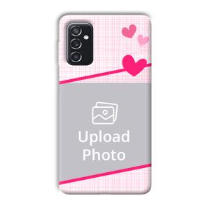 Pink Check Customized Printed Back Cover for Samsung Galaxy M52