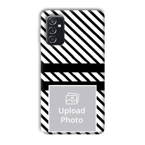 White Black Customized Printed Back Cover for Samsung Galaxy M52