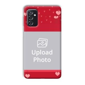 Red Pink  Customized Printed Back Cover for Samsung Galaxy M52