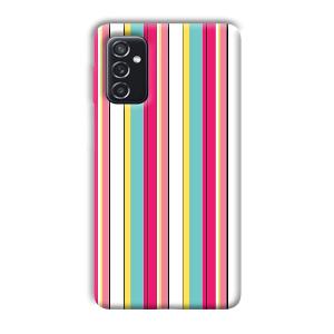 Lines Pattern Phone Customized Printed Back Cover for Samsung Galaxy M52