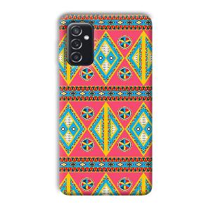 Colorful Rhombus Phone Customized Printed Back Cover for Samsung Galaxy M52