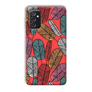 Lines and Leaves Phone Customized Printed Back Cover for Samsung Galaxy M52