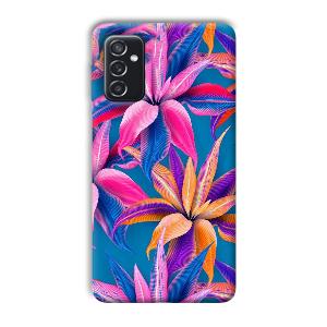 Aqautic Flowers Phone Customized Printed Back Cover for Samsung Galaxy M52
