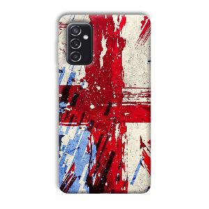 Red Cross Design Phone Customized Printed Back Cover for Samsung Galaxy M52