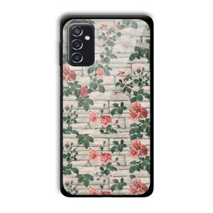Flowers Customized Printed Glass Back Cover for Samsung Galaxy M52
