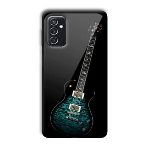 Neon Guitar Customized Printed Glass Back Cover for Samsung Galaxy M52