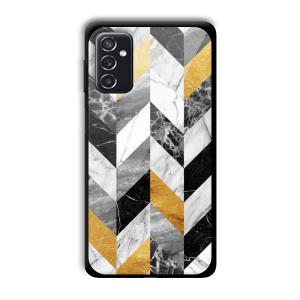 Marble Tiles Customized Printed Glass Back Cover for Samsung Galaxy M52