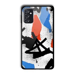 Abstract Graffiti Customized Printed Glass Back Cover for Samsung Galaxy M52
