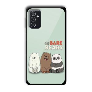 We Bare Bears Customized Printed Glass Back Cover for Samsung Galaxy M52