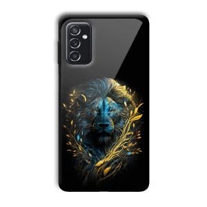 Golden Lion Customized Printed Glass Back Cover for Samsung Galaxy M52