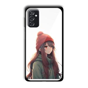 Little Girl Customized Printed Glass Back Cover for Samsung Galaxy M52