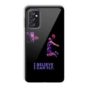 I Believe Customized Printed Glass Back Cover for Samsung Galaxy M52