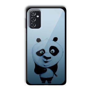 Cute Panda Customized Printed Glass Back Cover for Samsung Galaxy M52