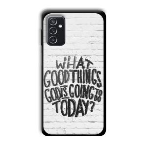 Good Thinks Customized Printed Glass Back Cover for Samsung Galaxy M52