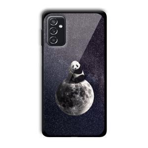 Astronaut Panda Customized Printed Glass Back Cover for Samsung Galaxy M52