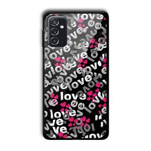 Love Customized Printed Glass Back Cover for Samsung Galaxy M52
