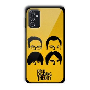 Yellow Theme Customized Printed Glass Back Cover for Samsung Galaxy M52