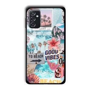 To the Beach Customized Printed Glass Back Cover for Samsung Galaxy M52