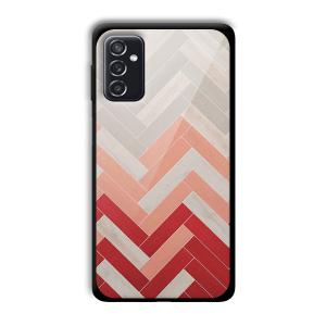Light Red Customized Printed Glass Back Cover for Samsung Galaxy M52