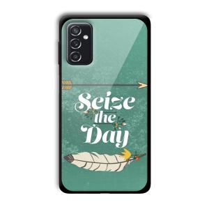 Seize the Day Customized Printed Glass Back Cover for Samsung Galaxy M52