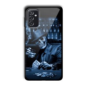 Scary Man Customized Printed Glass Back Cover for Samsung Galaxy M52