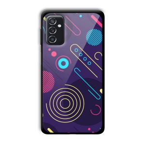 Purple Music Customized Printed Glass Back Cover for Samsung Galaxy M52