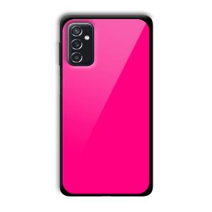 Neon Pink Customized Printed Glass Back Cover for Samsung Galaxy M52