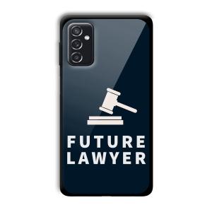 Future Lawyer Customized Printed Glass Back Cover for Samsung Galaxy M52