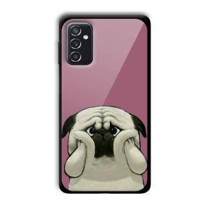 Chubby Dogo Customized Printed Glass Back Cover for Samsung Galaxy M52