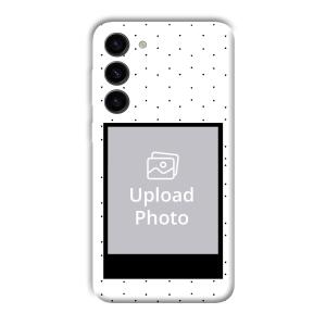 White Background  Customized Printed Back Cover for Samsung Galaxy S23