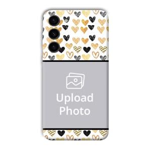 Small Hearts Customized Printed Back Cover for Samsung Galaxy S23