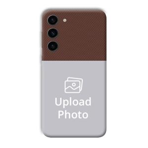 Brown Customized Printed Back Cover for Samsung Galaxy S23