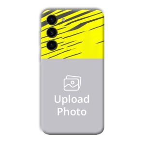 Yellow Lines Customized Printed Back Cover for Samsung Galaxy S23